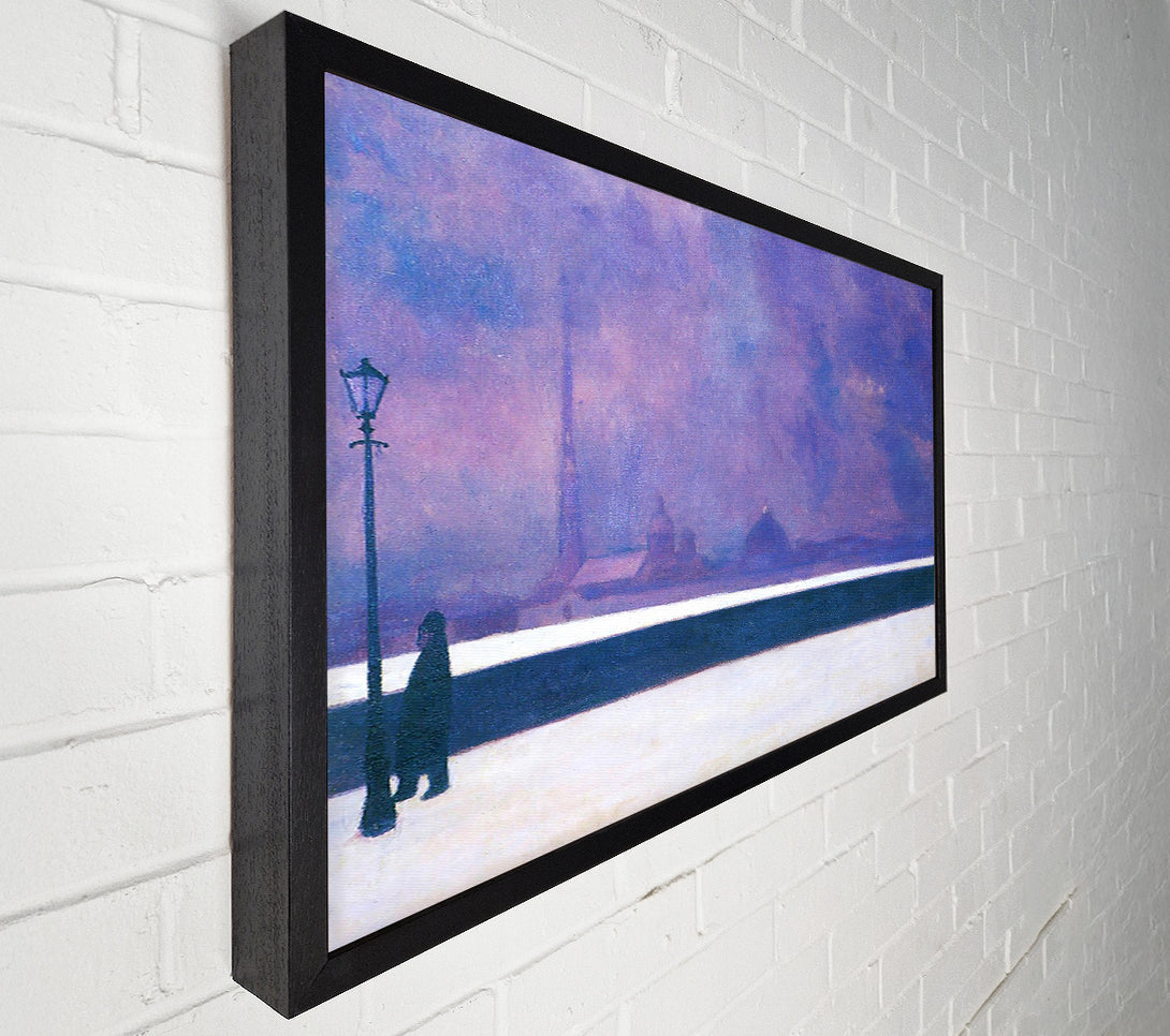  A Canvas Print of Felix Vallotton The Night In Light Fog Canvas Art