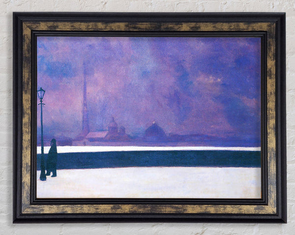 Felix Vallotton The Night In Light Fog Framed Print