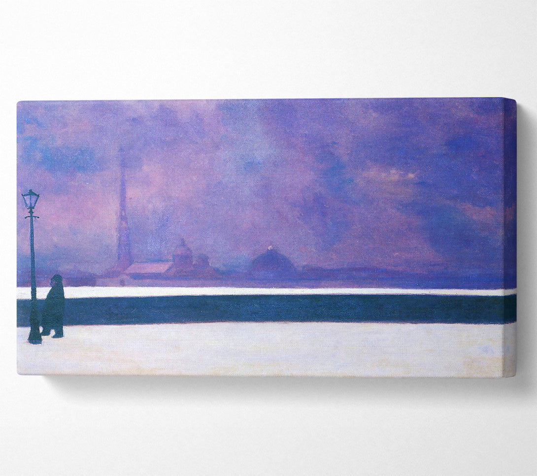  A Canvas Print of Felix Vallotton The Night In Light Fog Canvas Art