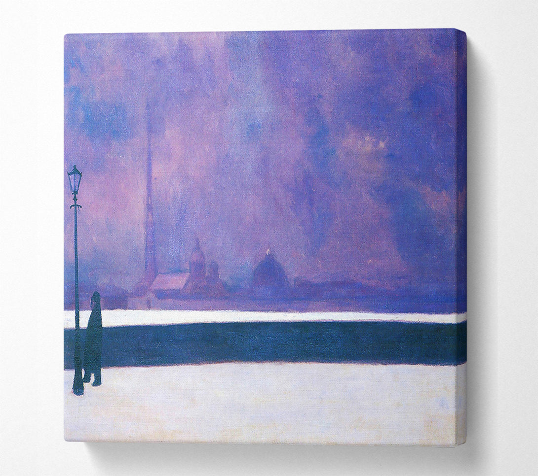  A Canvas Print of Felix Vallotton The Night In Light Fog Canvas Art