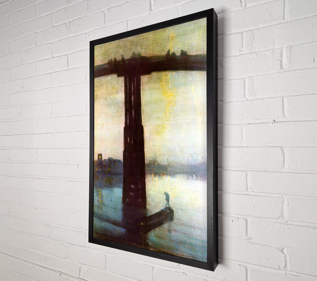  A Canvas Print of Whistler The Old Battersea Bridge Canvas Print