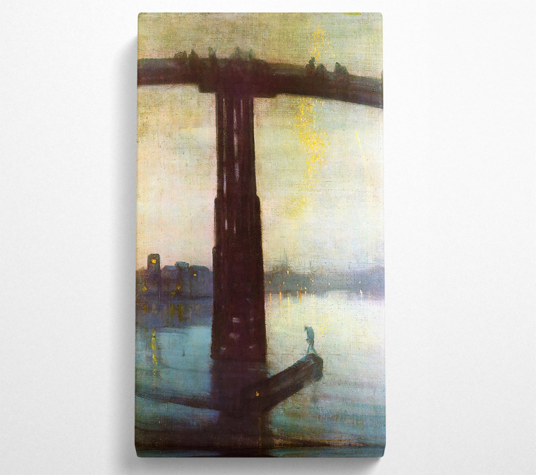 A Canvas Print of Whistler The Old Battersea Bridge Canvas Print