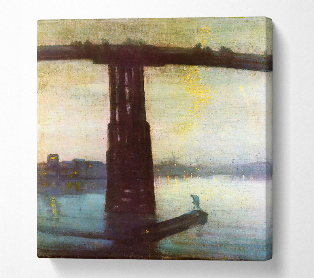  A Canvas Print of Whistler The Old Battersea Bridge Canvas Print
