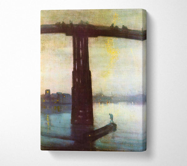  A Canvas Print of Whistler The Old Battersea Bridge Canvas Print
