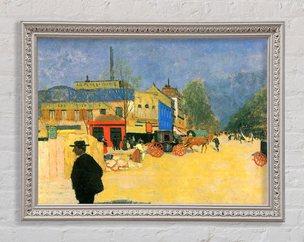 Felix Vallotton The Place Clichy In Paris Framed Print