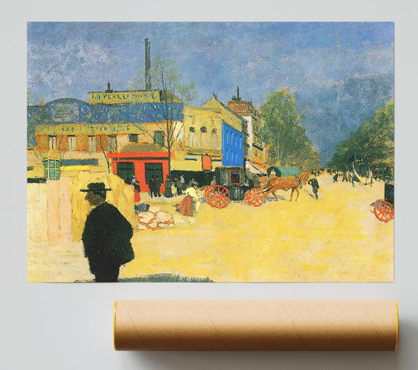 Felix Vallotton The Place Clichy In Paris Poster
