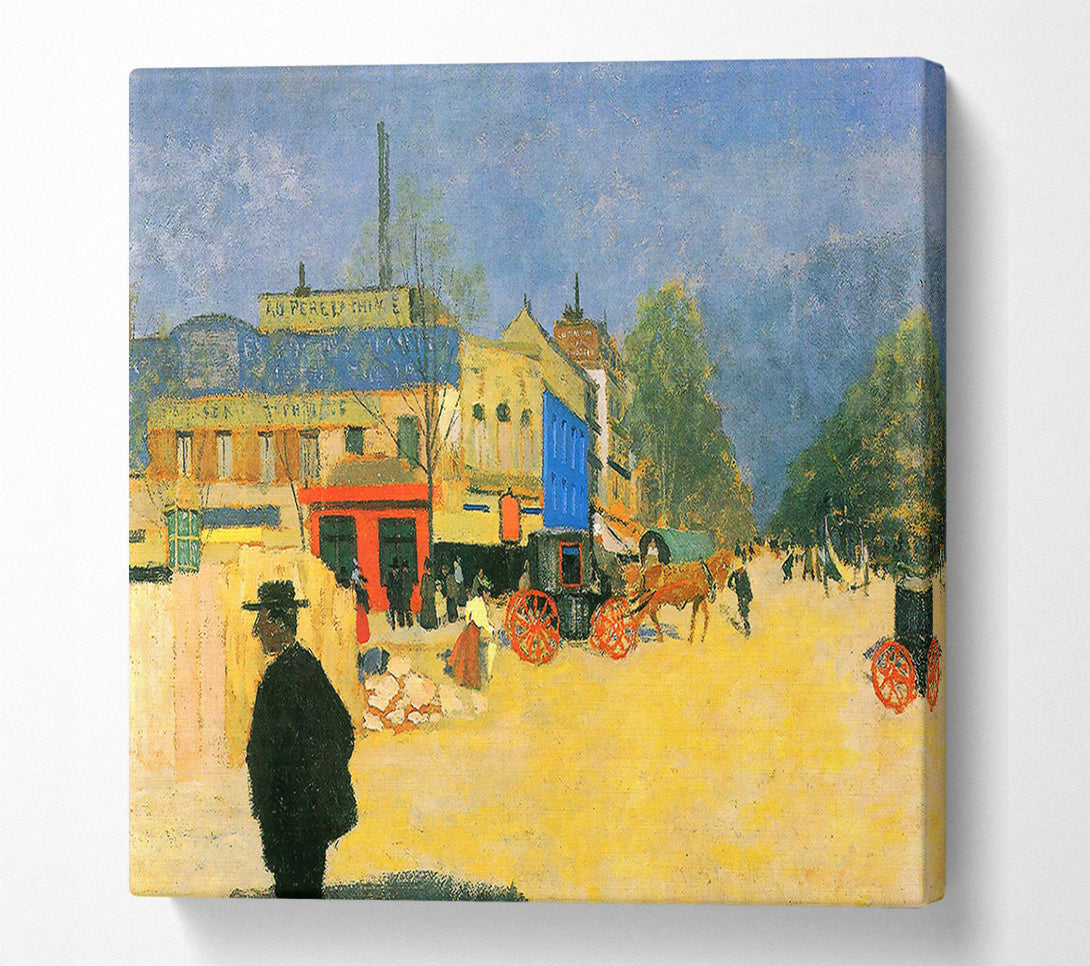  A Canvas Print of Felix Vallotton The Place Clichy In Paris Canvas Wall Art