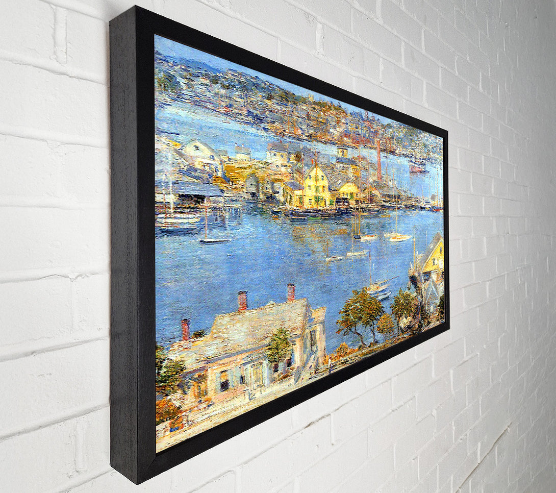  A Canvas Print of Hassam The Port Of Gloucester 1 Canvas Art