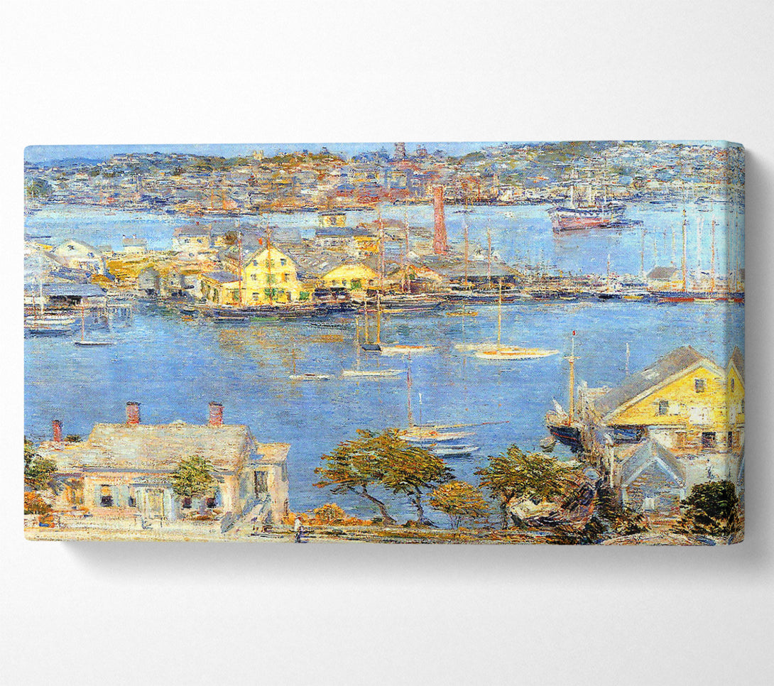  A Canvas Print of Hassam The Port Of Gloucester 1 Canvas Art