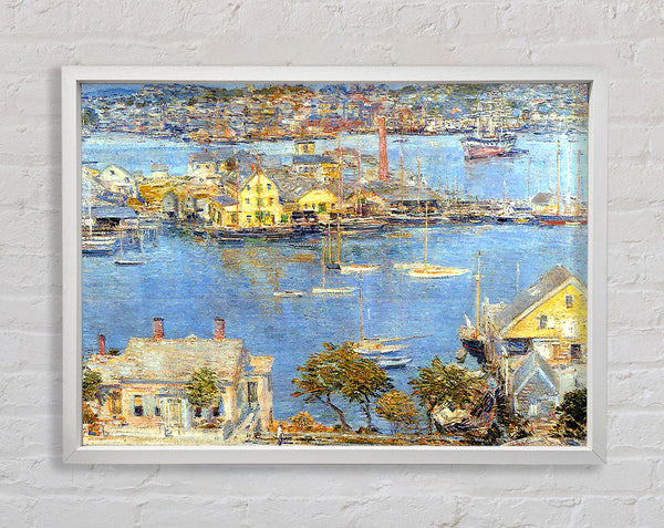 Hassam The Port Of Gloucester 1 Framed Print