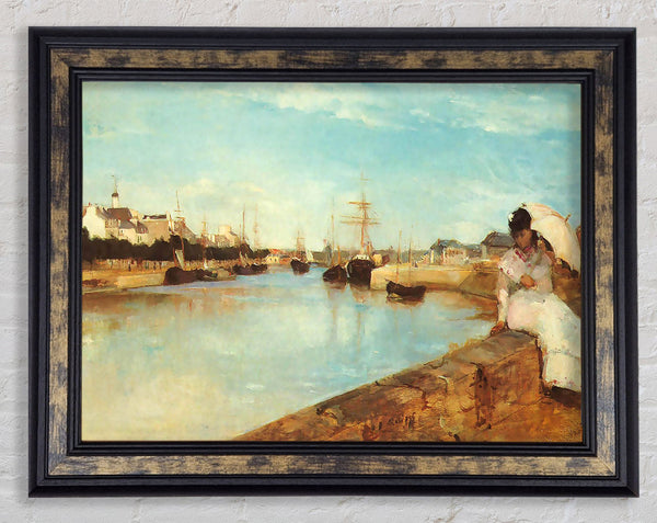 Morisot The Port Of Lorient Framed Print