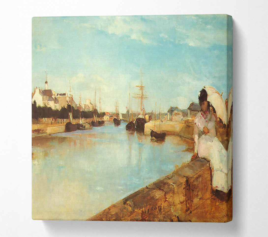  A Canvas Print of Morisot The Port Of Lorient Canvas Art