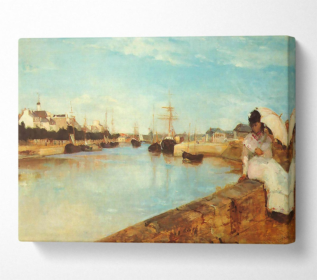  A Canvas Print of Morisot The Port Of Lorient Canvas Art