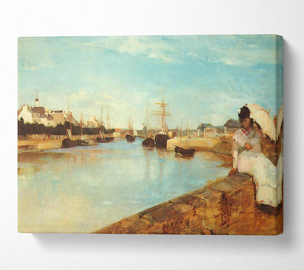  A Canvas Print of Morisot The Port Of Lorient Canvas Art