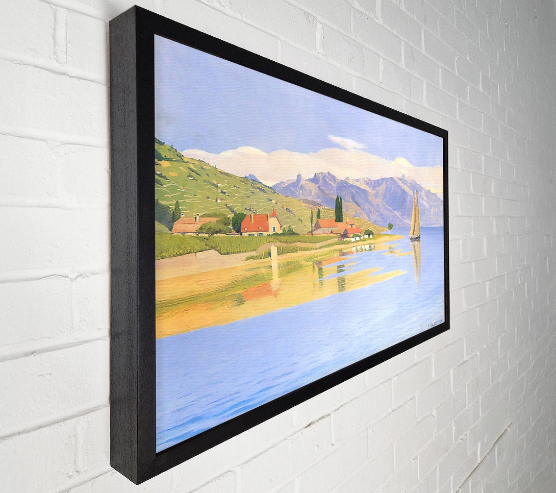  A Canvas Print of Felix Vallotton The Port Of Pully Canvas Wall Art