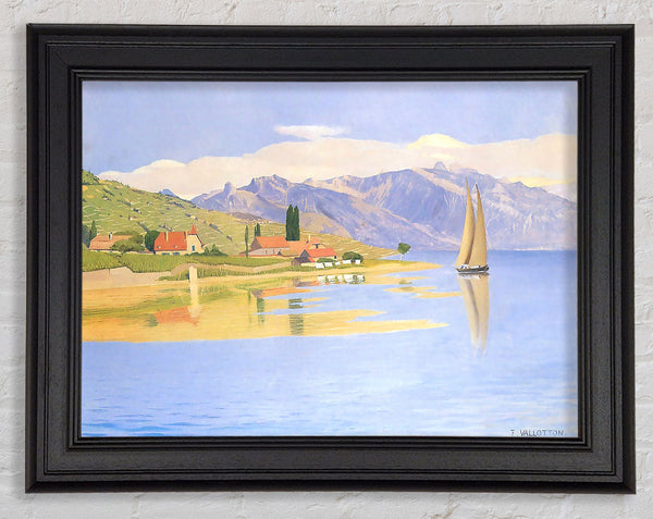 Felix Vallotton The Port Of Pully Framed Print