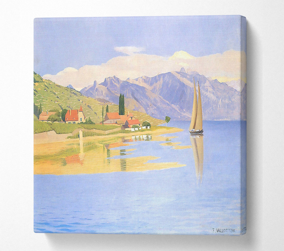  A Canvas Print of Felix Vallotton The Port Of Pully Canvas Wall Art