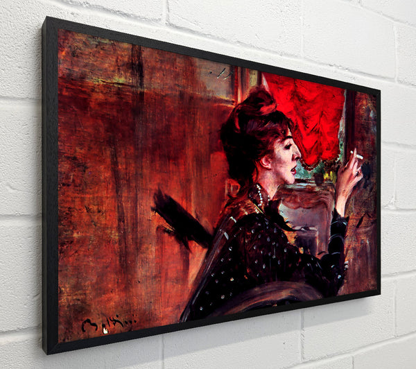 Giovanni Boldini The Red Curtain