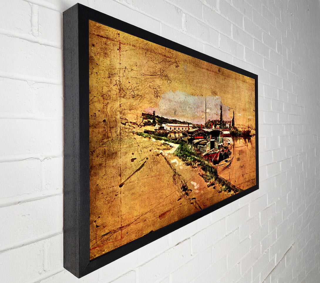  A Canvas Print of Giovanni Boldini The Seine At Bougival Canvas Art