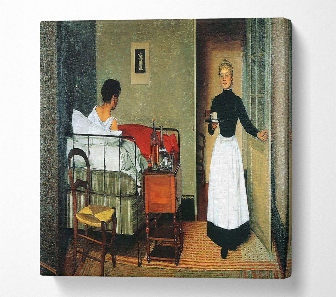  A Canvas Print of Felix Vallotton The Sick Canvas Art