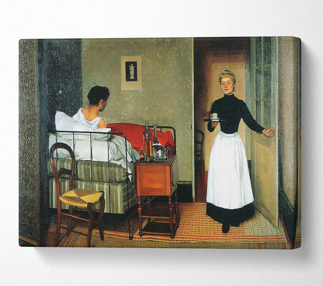  A Canvas Print of Felix Vallotton The Sick Canvas Art