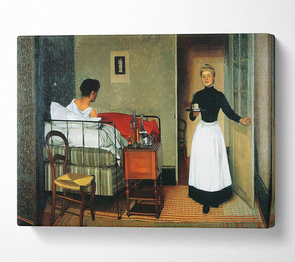  A Canvas Print of Felix Vallotton The Sick Canvas Art