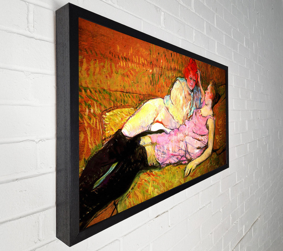  A Canvas Print of Toulouse Lautrec The Sofa Canvas Art