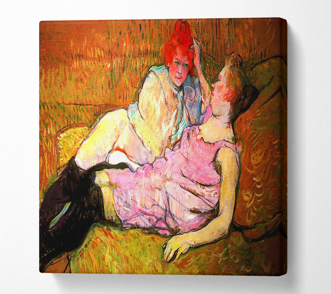  A Canvas Print of Toulouse Lautrec The Sofa Canvas Art