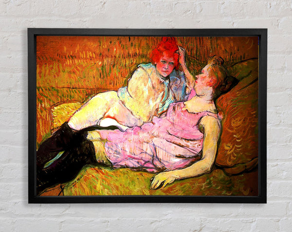 Toulouse Lautrec The Sofa Framed Print