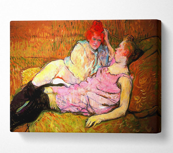  A Canvas Print of Toulouse Lautrec The Sofa Canvas Art
