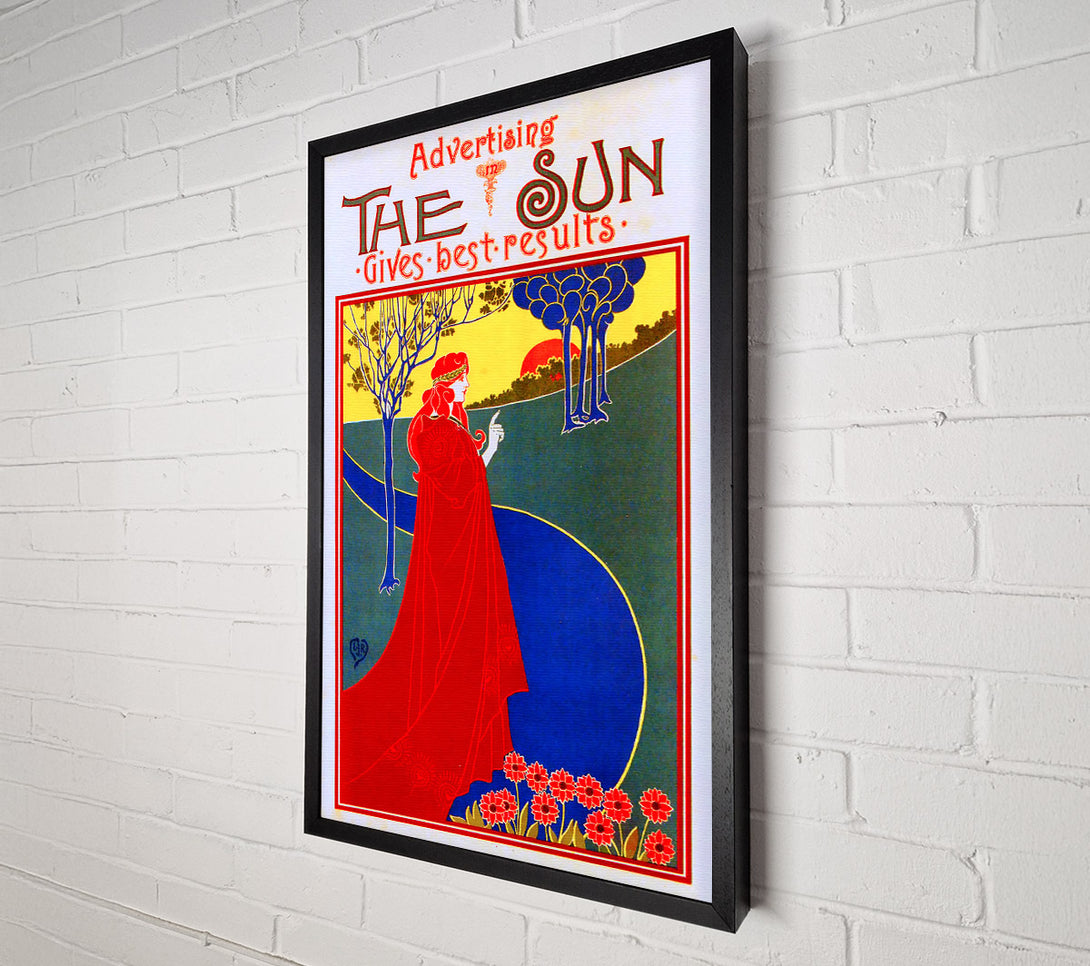  A Canvas Print of The Sun Canvas Wall Art