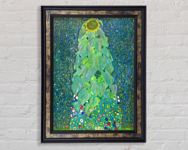Klimt The Sunflower Framed Print