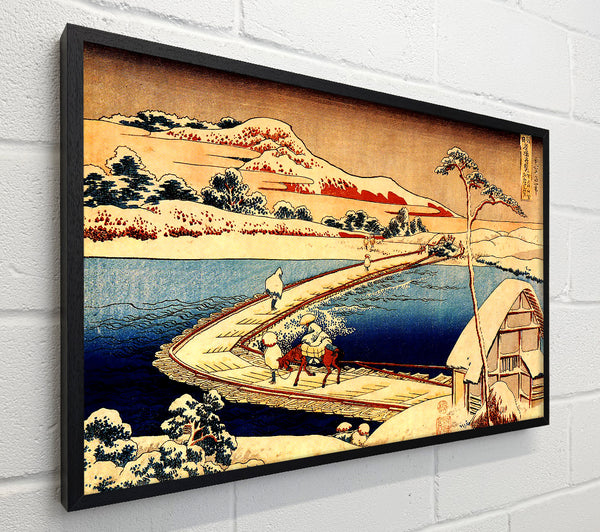 Hokusai The Swimming Bridge Of Sano