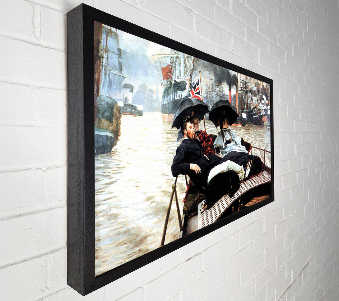  A Canvas Print of Tissot The Thames Canvas Art