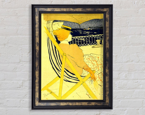 Toulouse Lautrec The Traveller 2 Framed Print