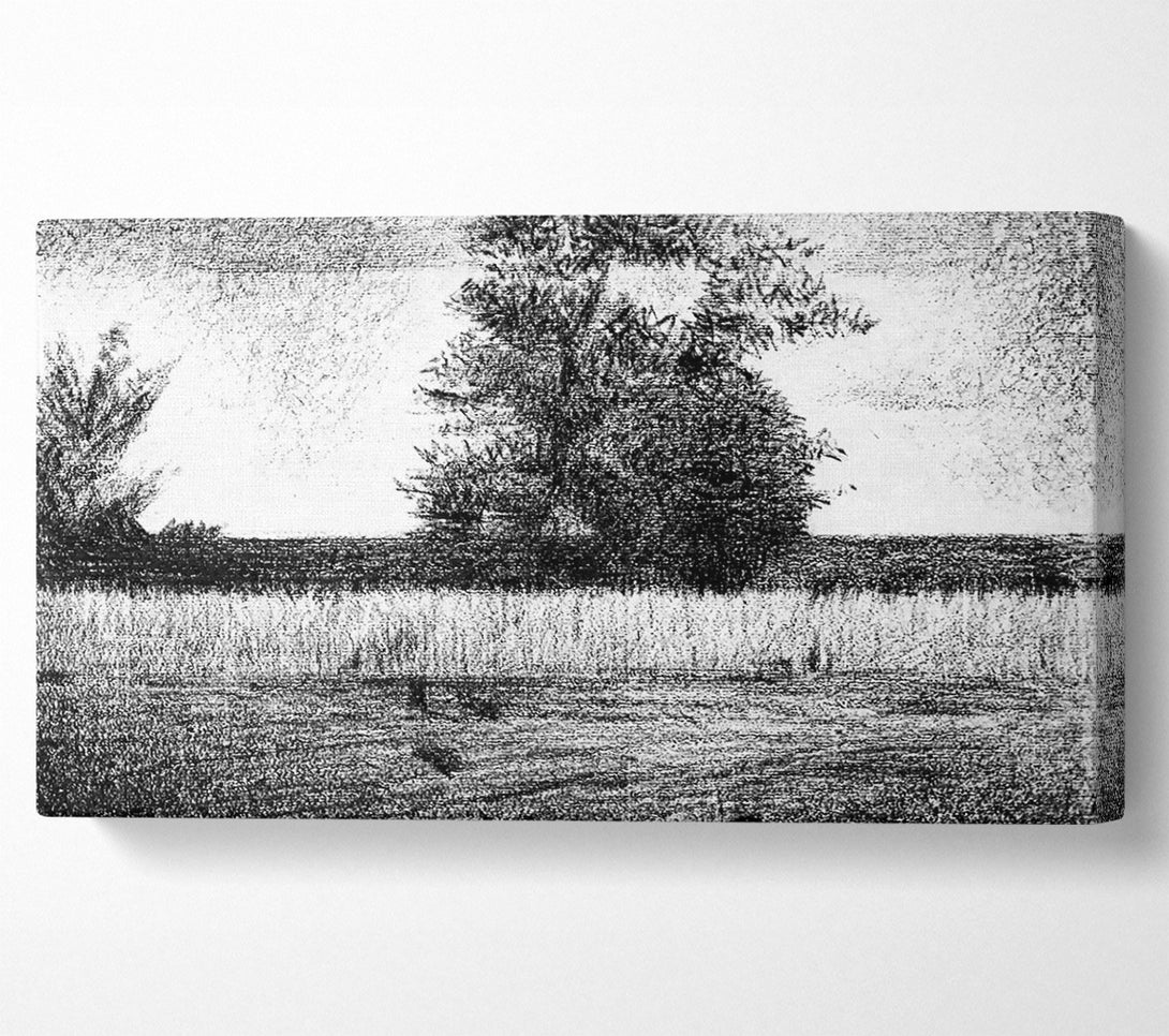  A Canvas Print of Seurat The Trees Canvas Wall Art