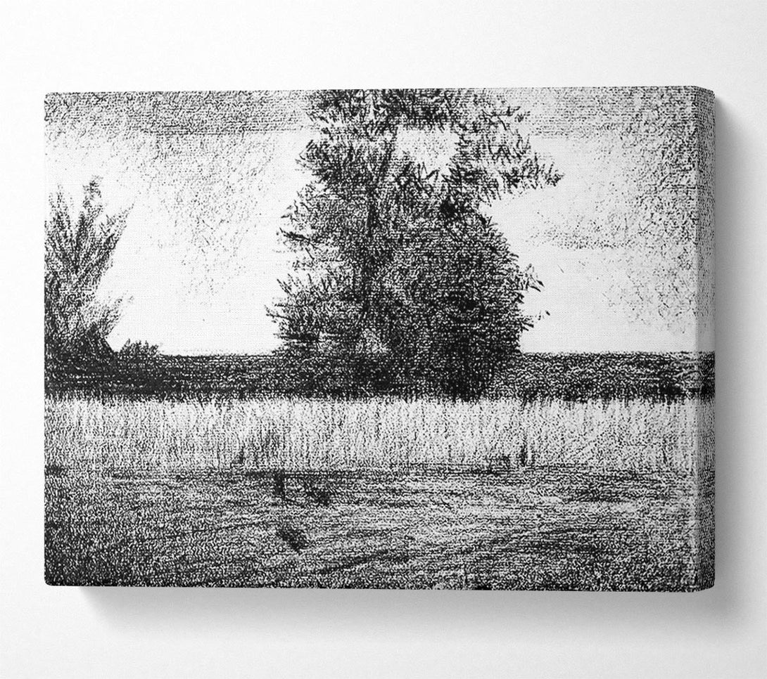  A Canvas Print of Seurat The Trees Canvas Wall Art