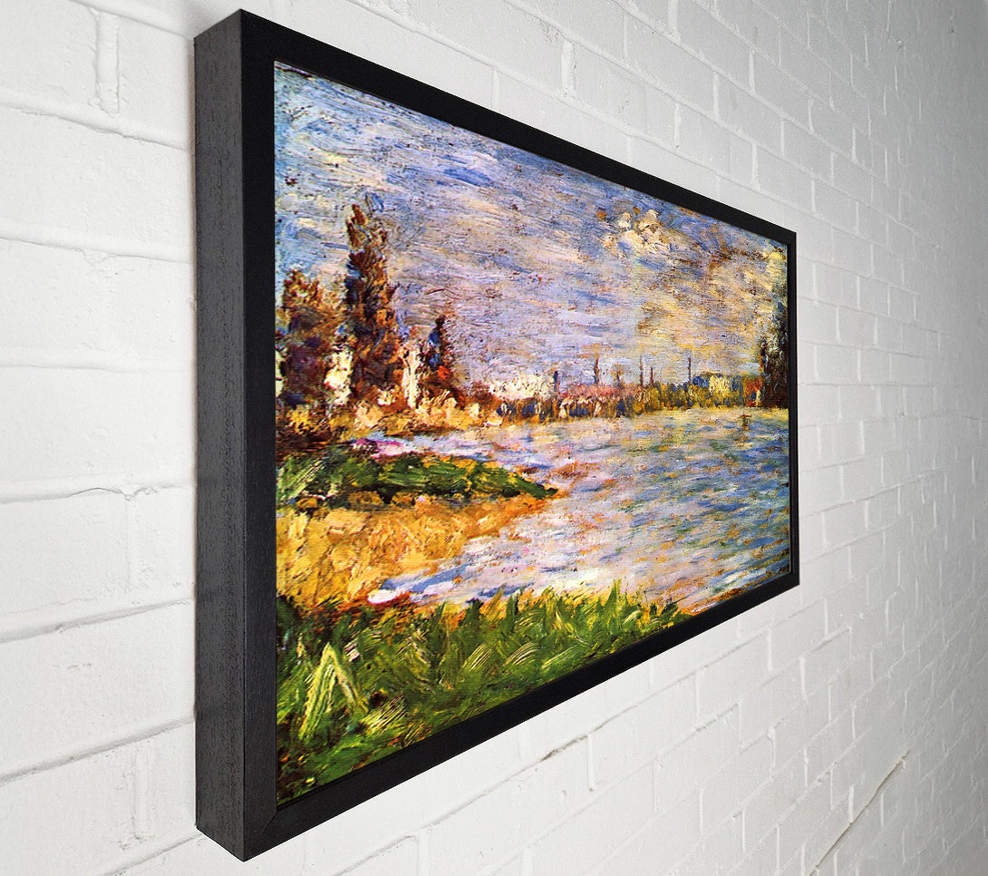  A Canvas Print of Seurat The Two Banks Canvas Art