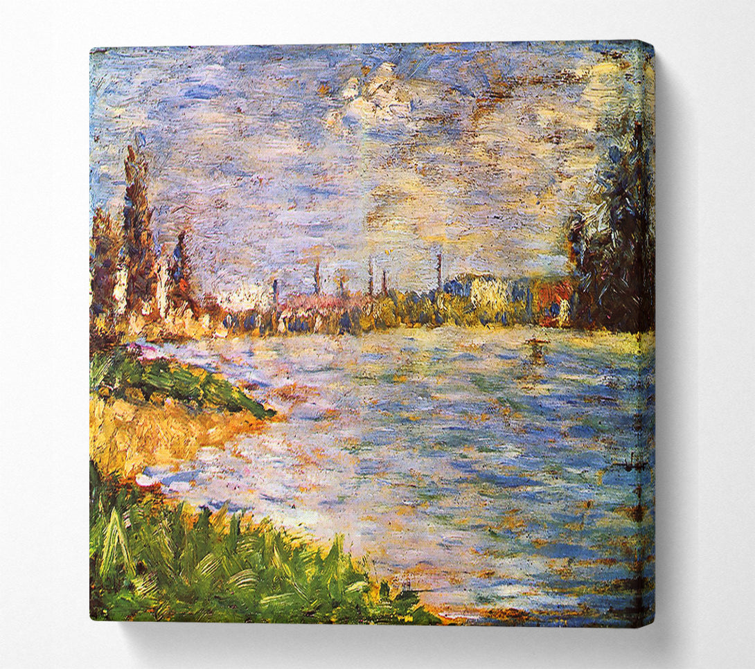  A Canvas Print of Seurat The Two Banks Canvas Art