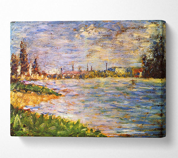  A Canvas Print of Seurat The Two Banks Canvas Art