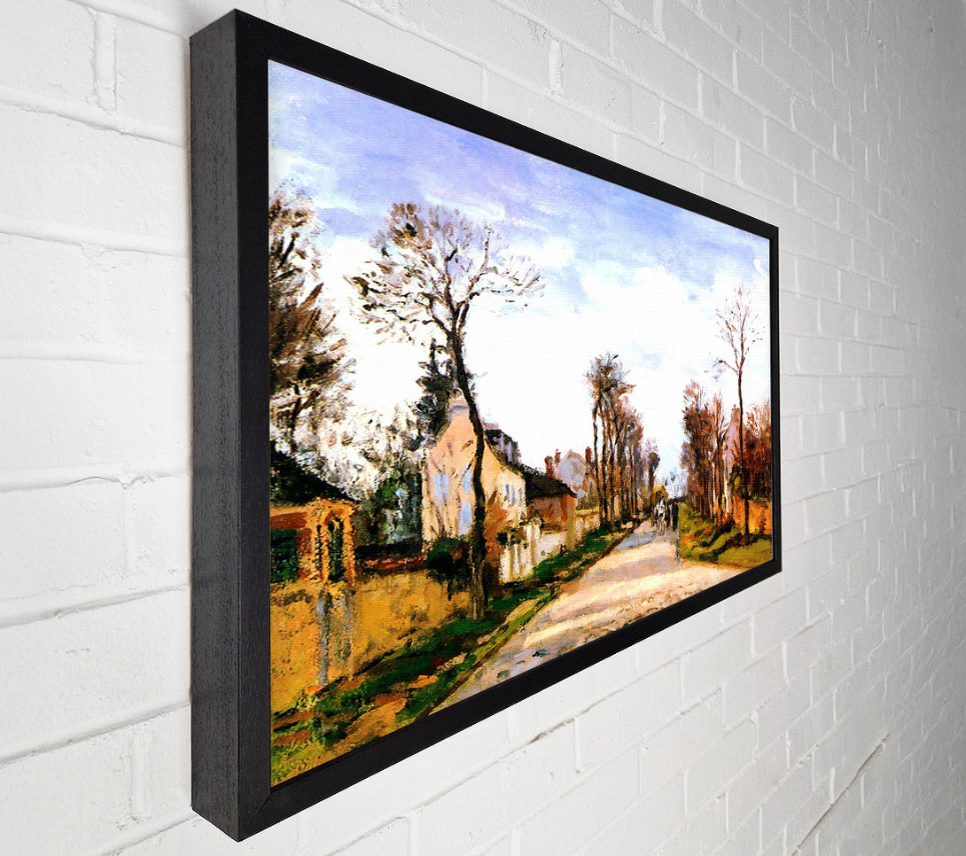  A Canvas Print of The Versailles Road 2 By Pissarro Canvas Print