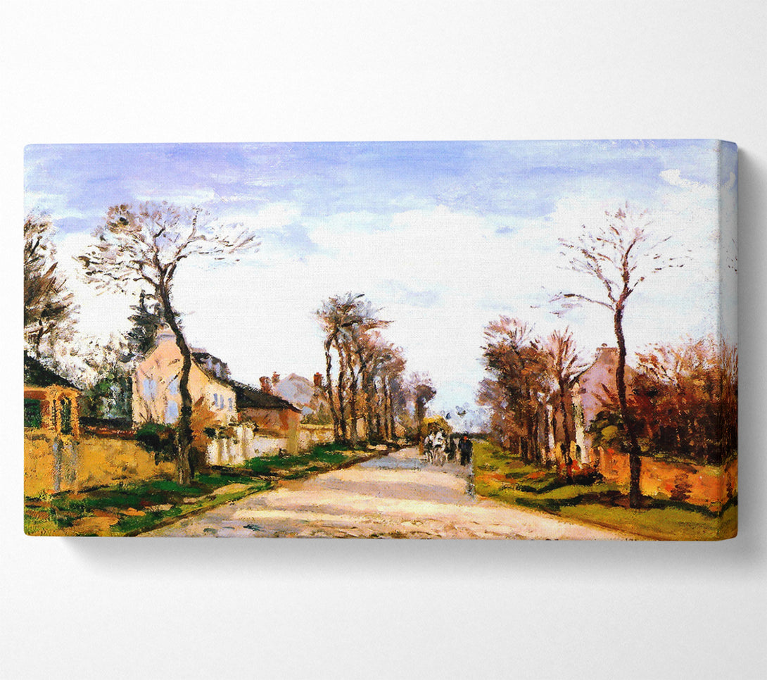  A Canvas Print of The Versailles Road 2 By Pissarro Canvas Print