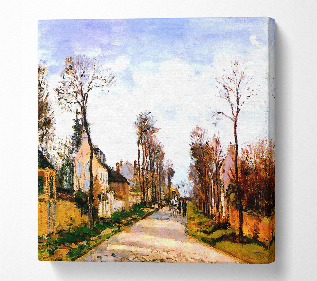  A Canvas Print of The Versailles Road 2 By Pissarro Canvas Print