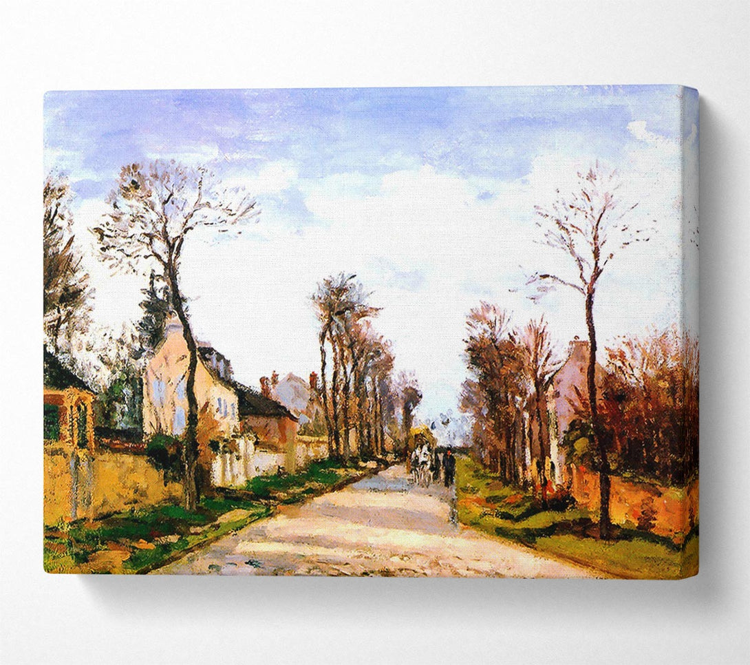  A Canvas Print of The Versailles Road 2 By Pissarro Canvas Print