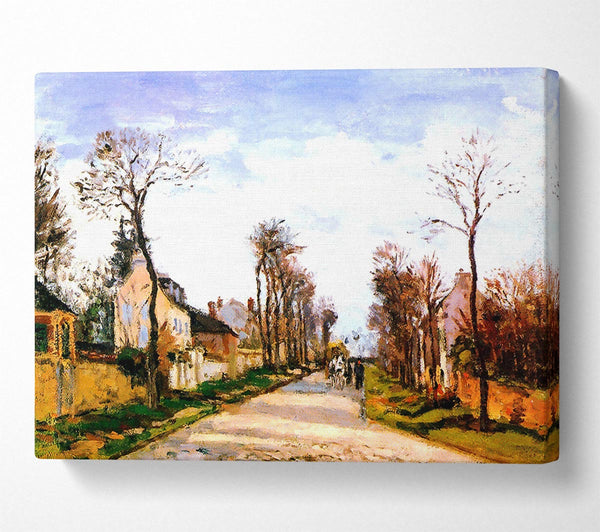  A Canvas Print of The Versailles Road 2 By Pissarro Canvas Print