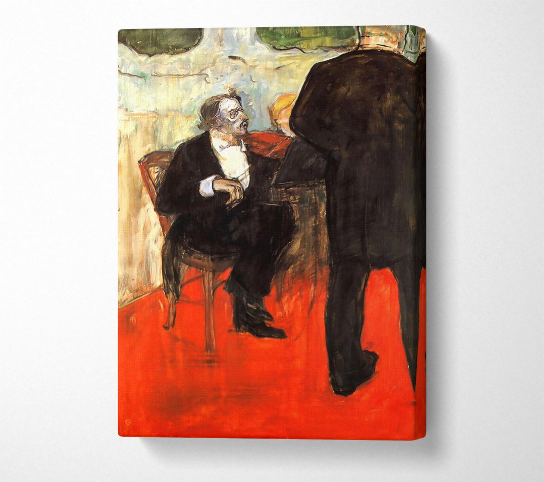  A Canvas Print of Toulouse Lautrec The Violinist Dancla Canvas Wall Art