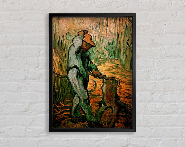 Van Gogh The Woodcutter After Millet Framed Print