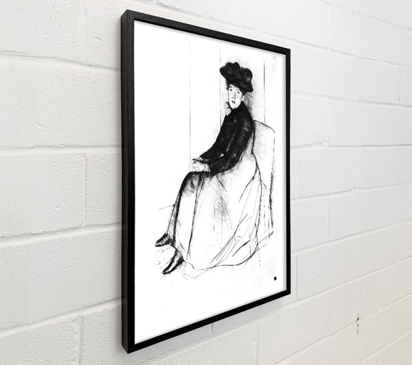 Cassatt Thoughtfully