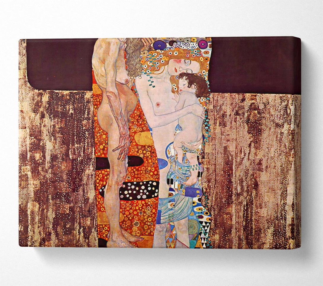  A Canvas Print of Klimt Three Ages Of A Woman Canvas Art