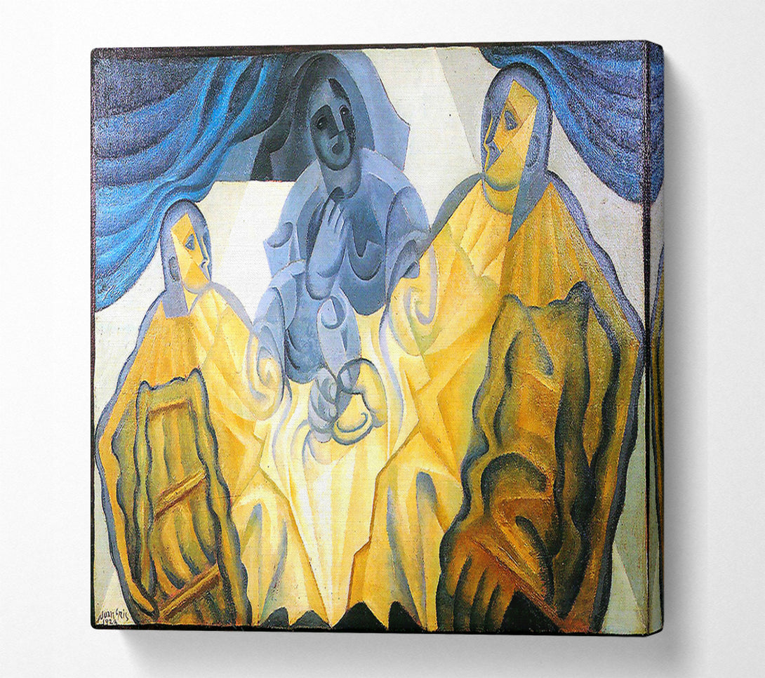  A Canvas Print of Juan Gris Three Masks Canvas Art